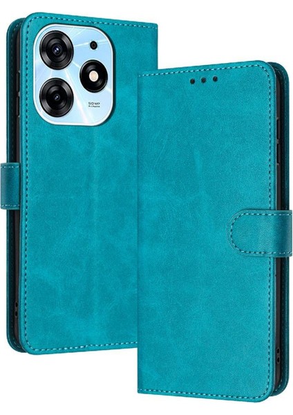 Tecno Spark 10 Pro Kickstand Için Flip Case Toka Pu ile Saf Renk (Yurt Dışından)