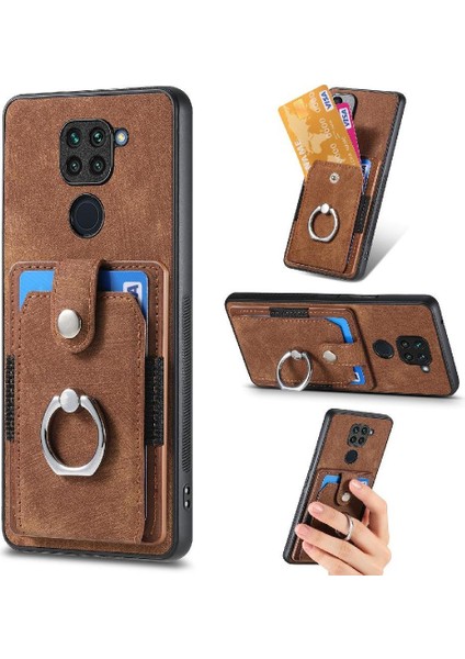 Xiaomi Redmi Not 9 4g Için Kılıf Standı Manyetik Araç Montaj Yüzük Tutucu Crad (Yurt Dışından)