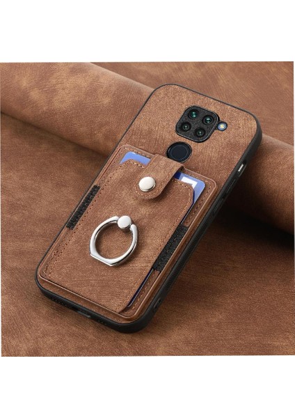 Xiaomi Redmi Not 9 4g Için Kılıf Standı Manyetik Araç Montaj Yüzük Tutucu Crad (Yurt Dışından)