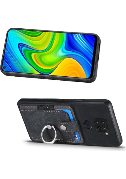 Xiaomi Redmi Not 9 4g Için Kılıf Standı Manyetik Araç Montaj Yüzük Tutucu Crad (Yurt Dışından)