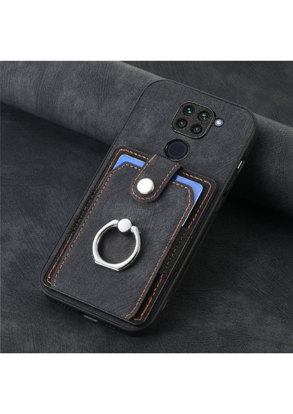 Xiaomi Redmi Not 9 4g Için Kılıf Standı Manyetik Araç Montaj Yüzük Tutucu Crad (Yurt Dışından)