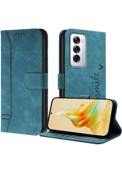 Oppo Phone 12 5g Için Telefon Kılıfı Pu Deri Manyetik Kapatma Flip Folio Kart (Yurt Dışından)