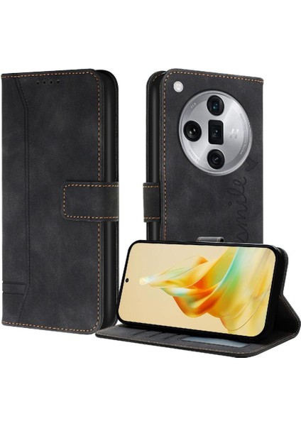 Oppo Bulmak Için Telefon Kılıfı X7 Ultra El Kayışı Manyetik Kapatma Kart Yuvaları (Yurt Dışından)