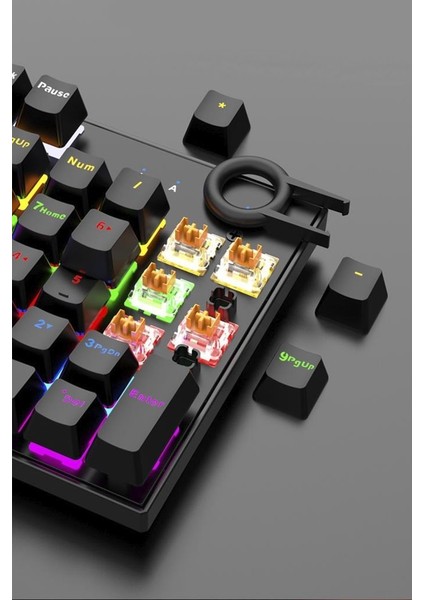 Tk-05 Kablolu Rgb Işıklı Gaming Klavye Siyah