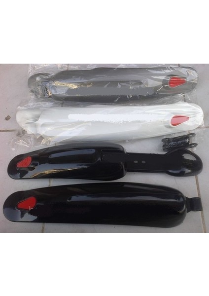 Tw Plastik 24-26 Bisiklet Ön Arka Reflektörlü Çamurluk Takımı Siyah