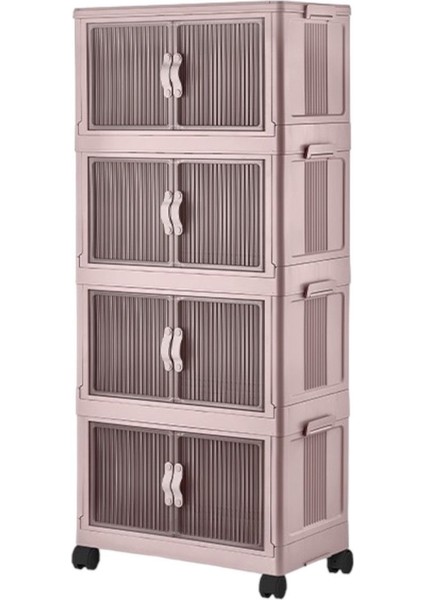 Mckplus 4 Katlı Portatif Katlanabilir Dolap