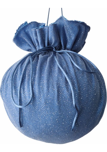 Moda Nur,petrol Mavi Gelin Takı Kesesi, Kına Kesesi, Gelin Çantası,parti Çantası ,gelin Aksesuarları