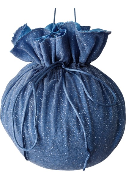 Moda Nur,petrol Mavi Gelin Takı Kesesi, Kına Kesesi, Gelin Çantası,parti Çantası ,gelin Aksesuarları fiyatları