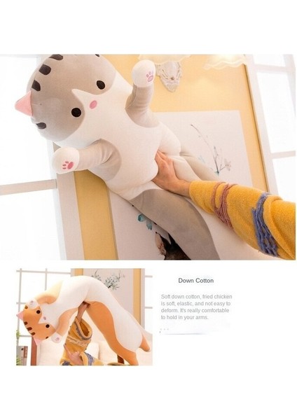 Sevimli Uzun Kedi Peluş Oyuncak 50 cm (Yurt Dışından) fiyatları