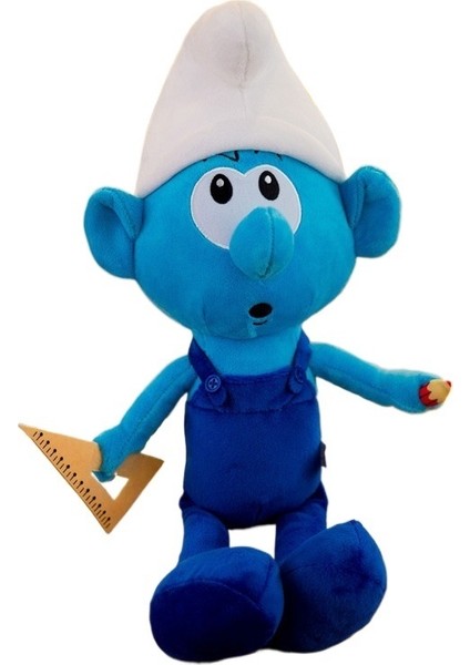 40CM Sevimli Iri Gözlü Şirin Peluş Oyuncak (Yurt Dışından)
