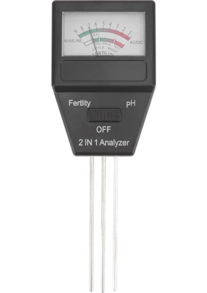 Dijital 2'si 1 Arada Toprak Ph ve Verimlilik Ölçer, 3 Problu - Bahçecilik, Çimler, Çiftlikler ve Saksı Bitkileri Için (Yurt Dışından)