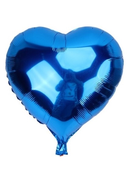 Hkn Amazing Mavi Kalp Folyo Balon 45 Cm.