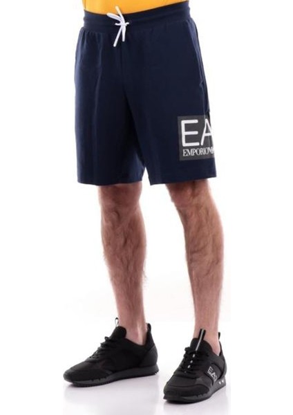 Lacivert Erkek Sweat Şort 3DPS63PJ05Z