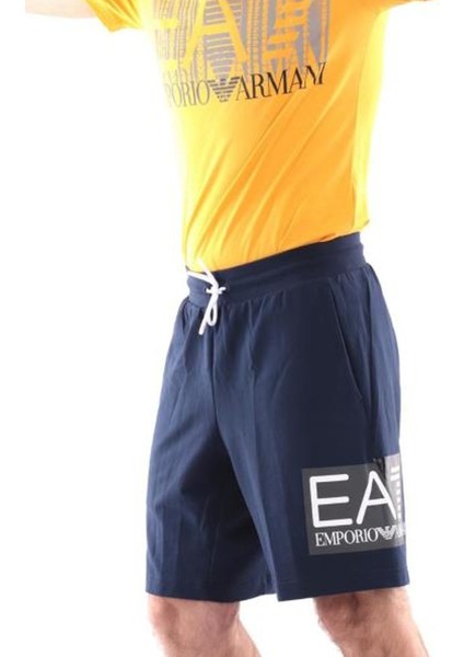 Lacivert Erkek Sweat Şort 3DPS63PJ05Z