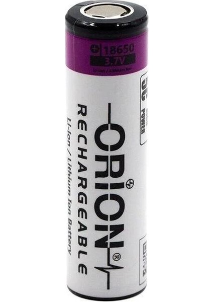 18650 3.7V 2600MAH Şarj Edilebilir Li-Ion Pil