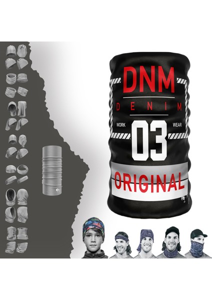 Extreme Kırmızı Dnm 03 Boyunluk Bandana Baf Toka Maske Saçbandı