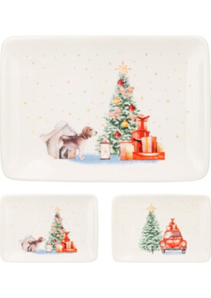 Yemek Tabağı Xmas Plate, Dolomıte 3