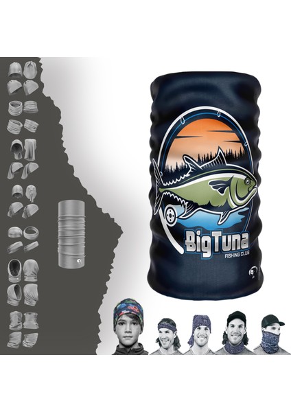 Extreme Big Tuna Fishing Manzara Bandana Baf Toka Maske Saçbandı