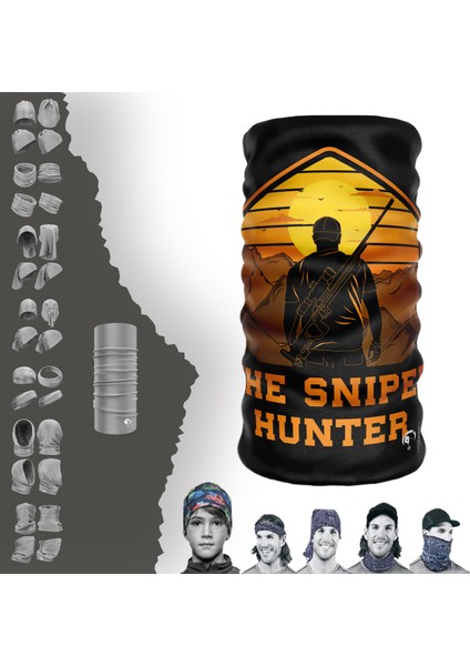 Extreme The Sniper Hunter Yazılı Boyunluk Bandana Baf Toka Maske Saçbandı