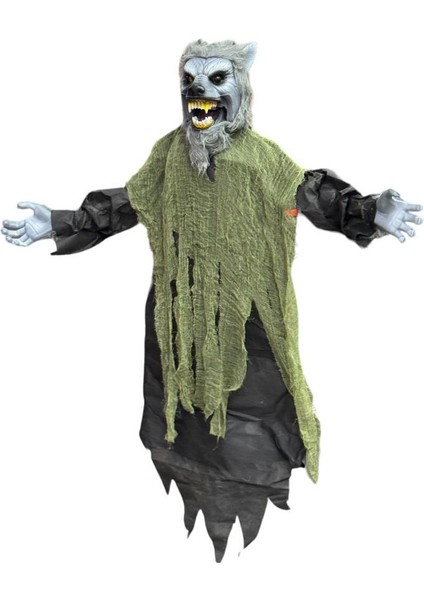 Halloween Kurt Adam Tavan Süsü Hareketli Sesli 100 cm