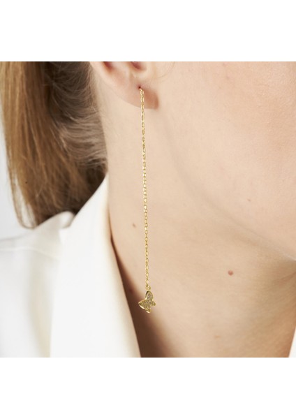 Sarkık Kelebekli Küpeler modelleri