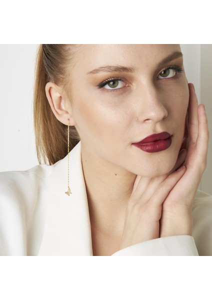 Sarkık Kelebekli Küpeler indirimleri