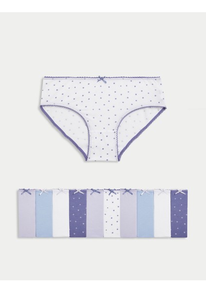 10'lu Yıldız Desenli Külot