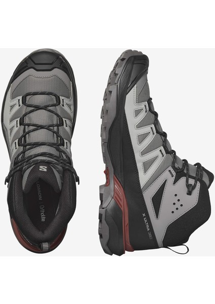 x Ultra 360 Mid Gore-Tex Erkek Outdoor Botu - Gri