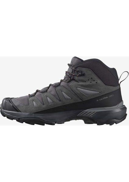 x Ultra 360 Leather Mid Gore-Tex Erkek Outdoor Botu - Gri