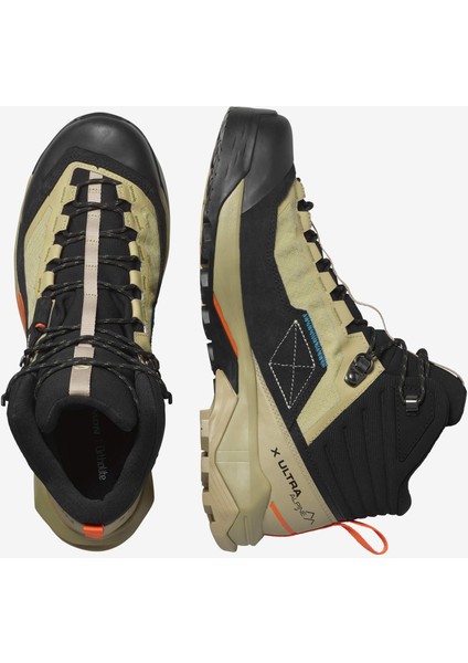 x Ultra Alpine Mid Gore-Tex Erkek Outdoor Botu - Sarı