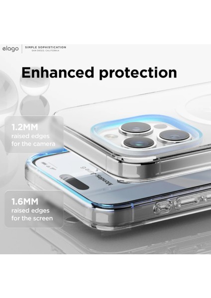 Apple iPhone 15 Pro Uyumlu California Desenli Şeffaf Renkli Magsafe Kılıf fırsatları