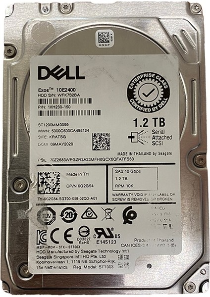 1.2 Tb 10K Sas 12GBPS HDD 2.5 (0G2G54 - ST1200MM0099)