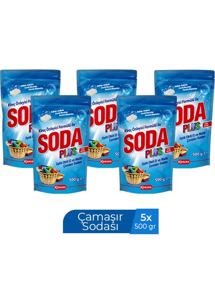 Soda Plus 500 gr x 5 Adet