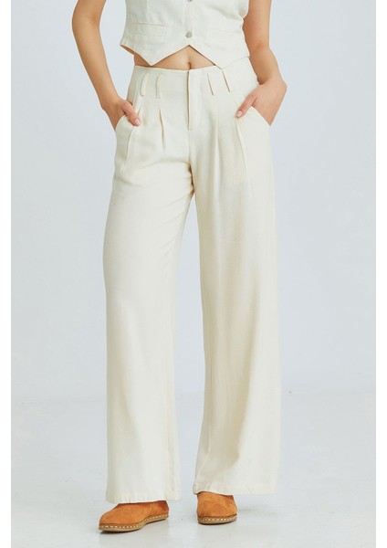 Pilili Bohem Pantolon Bej fiyatları