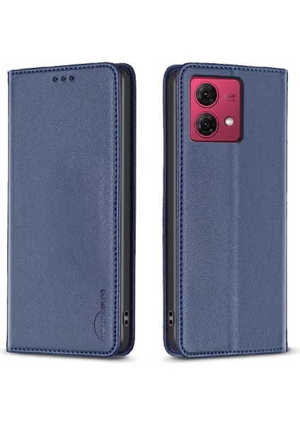 Motorola Moto G84 5g Iş Manyetik Cüzdan Pu Deri Için Flip Case (Yurt Dışından)