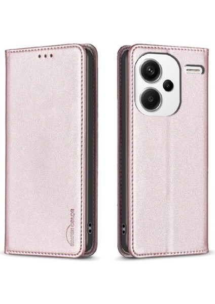 Xiaomi Redmi Not Için Flip Case 13 Pro Artı Pu Deri Çok Renkli Cüzdan (Yurt Dışından)