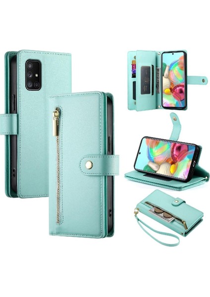 Samsung Galaxy A71 4g Kickstand Cüzdan Bölmesi Kartı Için Flip Case (Yurt Dışından) modelleri