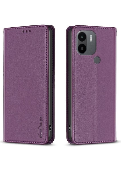 Xiaomi Redmi A2 Için Flip Case Pu Deri Iş Manyetik Cüzdan Yuvası (Yurt Dışından)