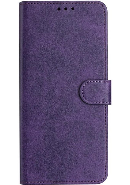 Oppo Için Flip Case Buckle 8 Pro 5g Saf Renk Toka ile Kart Yuvası ile Pu (Yurt Dışından)