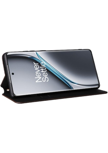 Oneplus Ace 3 Pro Için Flip Case Manyetik Kapatma Cüzdan Pu Deri Kart (Yurt Dışından) modelleri