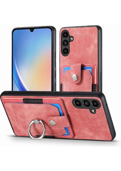 Samsung Galaxy A34 5g Için Kılıf Halka Tutucu Standı Crad Yuvası Manyetik Araba (Yurt Dışından)