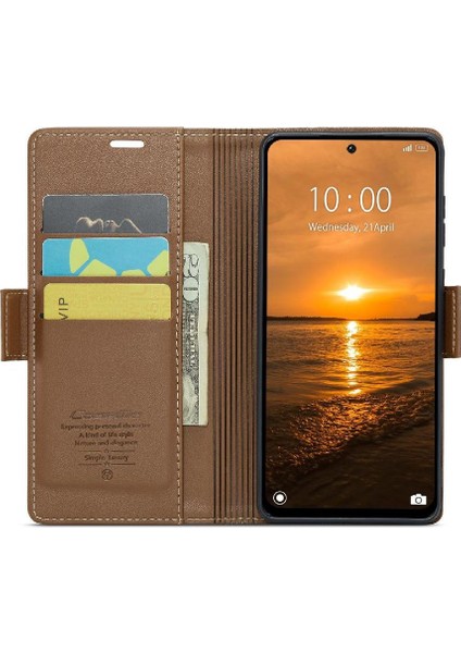 Xiaomi Redmi Için Caseme Durumda 13 4g Kickstand Anti Dolandırıcılık Cüzdan Kılıf Kılıf (Yurt Dışından) indirimleri