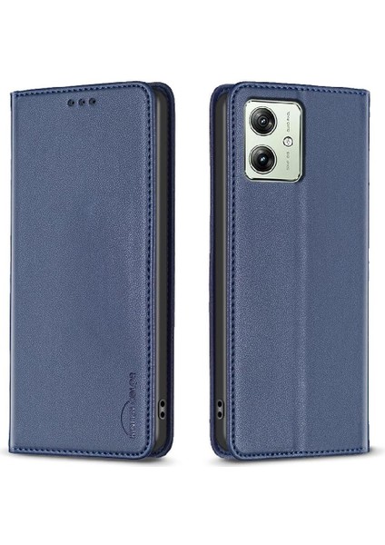 Motorola Moto G54 5g Pu Deri Çoklu Kart Yuvası Manyetik Için Flip Case (Yurt Dışından)
