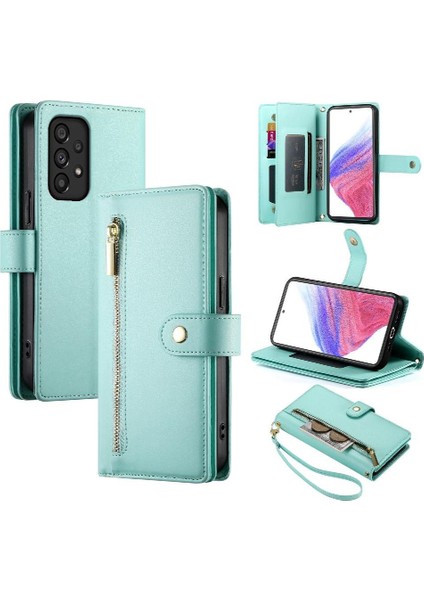 Samsung Galaxy Için Flip Case A53 5g Çok Fonksiyonlu Kart Yuvaları Bilek Kayışı (Yurt Dışından) fiyatları