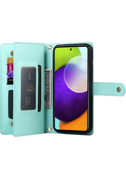 Samsung Galaxy A52S Cüzdan Bölmesi Kickstand Kart Yuvaları Için Flip Case (Yurt Dışından)