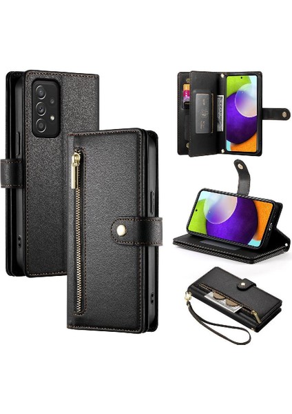 Samsung Galaxy A52S Cüzdan Bölmesi Kickstand Kart Yuvaları Için Flip Case (Yurt Dışından)