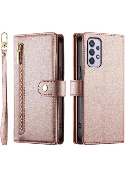 Samsung Galaxy A32 4g Cüzdan Bölmesi Kickstand Bilek Için Flip Case (Yurt Dışından) fiyatları