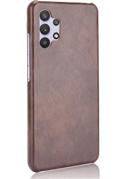 Samsung Galaxy A32 4g Lychee Desen Uyumluluk Kapak Için Retro Kılıf (Yurt Dışından) modelleri