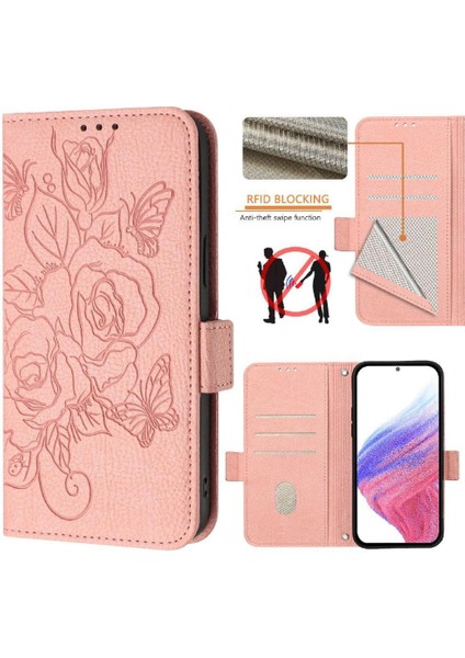 Kredi Kartı Yuvası Manyetik Cüzdan ile IPhone 12 Mini Pu Deri Kılıf (Yurt Dışından)