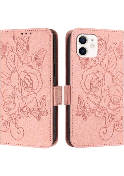 Kredi Kartı Yuvası ile IPhone 11 Manyetik Cüzdan Pu Deri Kılıf (Yurt Dışından)